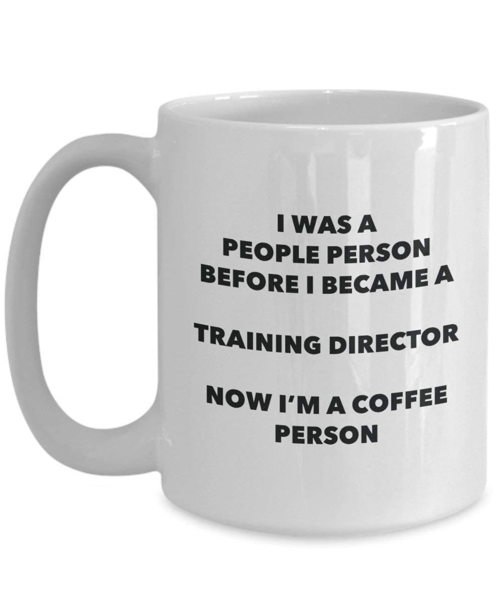 formation Director personne à café Mug Tasse à thé de cacao – rigolo – Anniversaire de Noël amateur de café mignon Gag Gifts Idée 15oz blanc