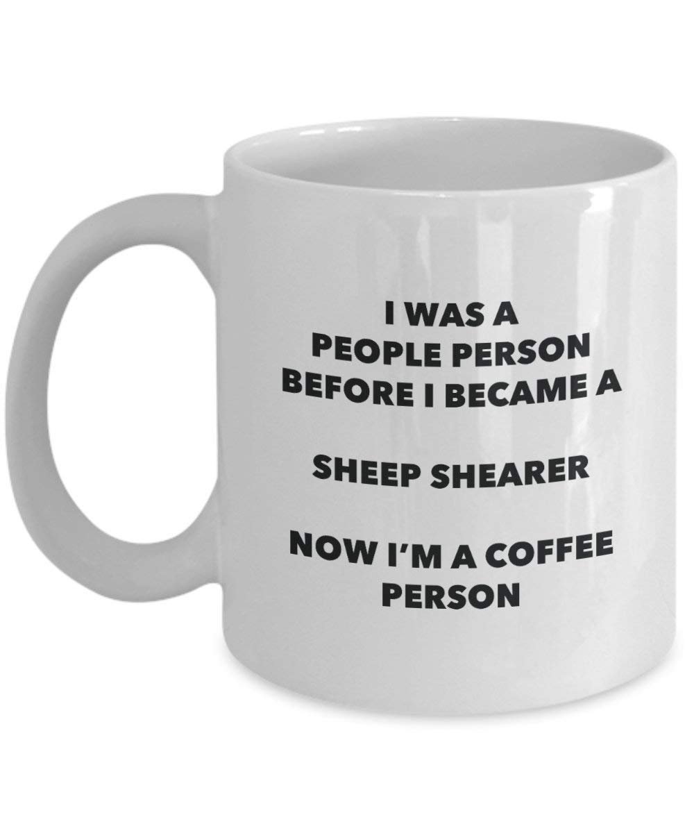 Schaf Shearer Kaffee Person Tasse – Funny Tee Kakao-Tasse – Geburtstag Weihnachten Kaffee Lover Cute Gag Geschenke Idee