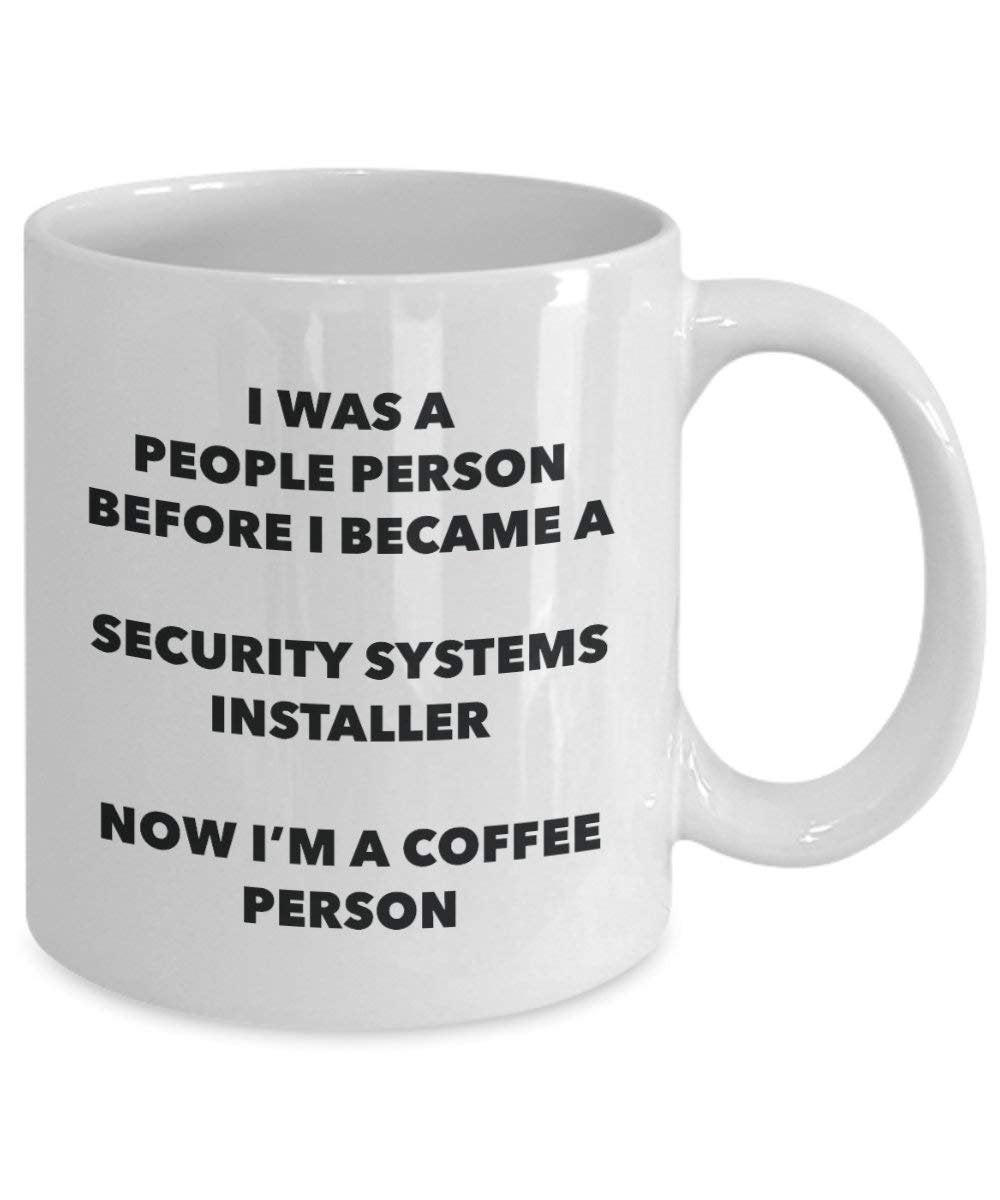 Security Systems Installer Coffee Person Mug - Funny Tea Cocoa Cup - Birthday Christmas Coffee Lover Cute Gag Gifts Idea