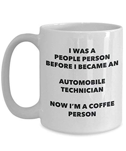 Automobile Technician Coffee Person Mug - Funny Tea Cocoa Cup - Birthday Christmas Coffee Lover Cute Gag Gifts Idea