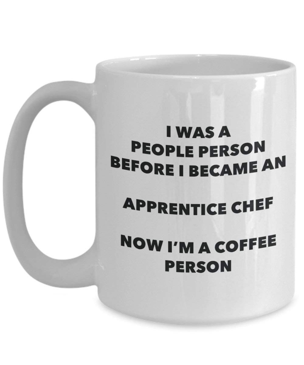 Apprentice Chef Kaffee Person Tasse – Funny Tee Kakao-Tasse – Geburtstag Weihnachten Kaffee Lover Cute Gag Geschenke Idee