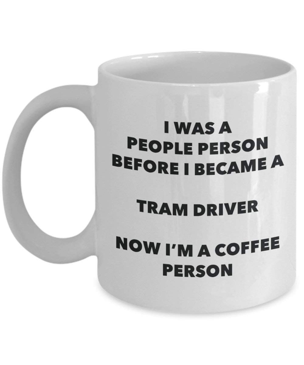 tram driver persona caffè tazza divertente tazza di tè cacao – Birthday Christmas Coffee Lover cute GAG regalo idea 15oz Infradito colorati estivi, con finte perline