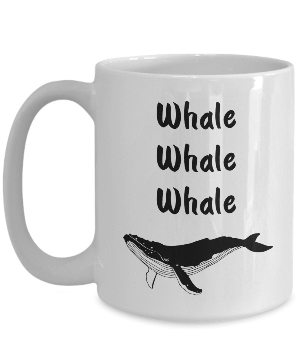 Whale Mug - Funny Tea Hot Cocoa Coffee Cup - Novelty Birthday Gift Idea