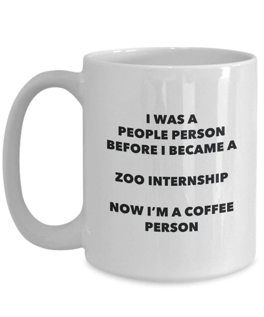 Zoo Stagiaires personne à café Mug Tasse à thé de cacao – rigolo – Anniversaire de Noël amateur de café mignon Gag Gifts Idée 15oz blanc
