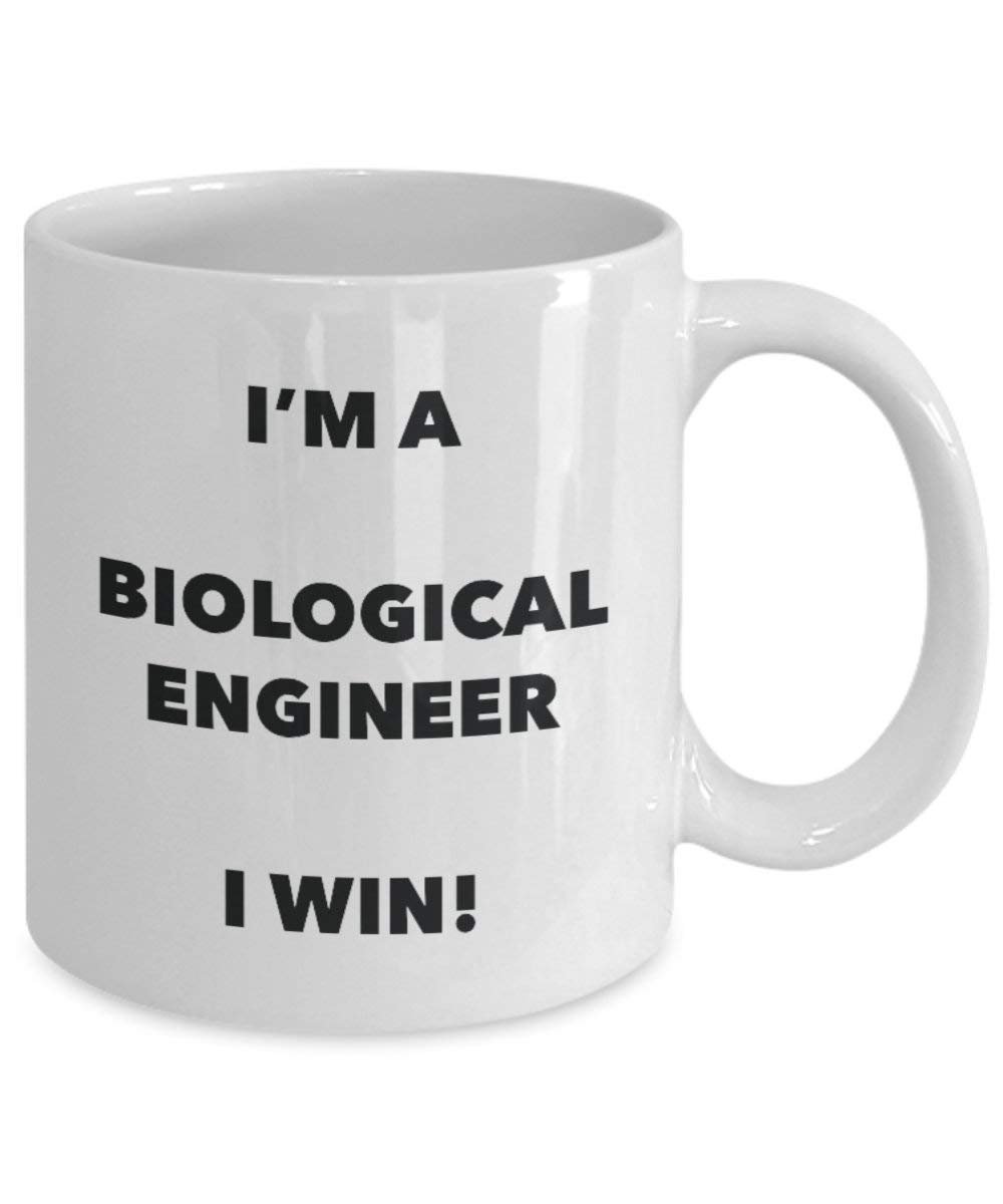 Biological Engineer Mug - I'm a Biological Engineer I win! - Funny Coffee Cup - Novelty Birthday Christmas Gag Gifts Idea