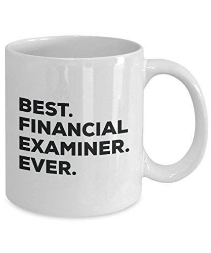 Best Financial Examiner Ever Mug - Funny Coffee Cup -Thank You Appreciation for Christmas Birthday Holiday Unique Gift Ideas