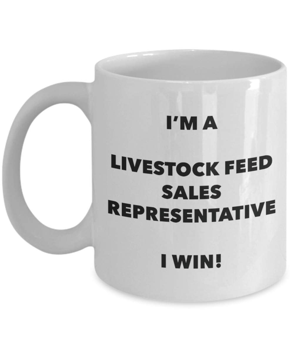 I'm a Livestock Feed Sales Representative Mug I win - Funny Coffee Cup - Birthday Christmas Gifts Idea