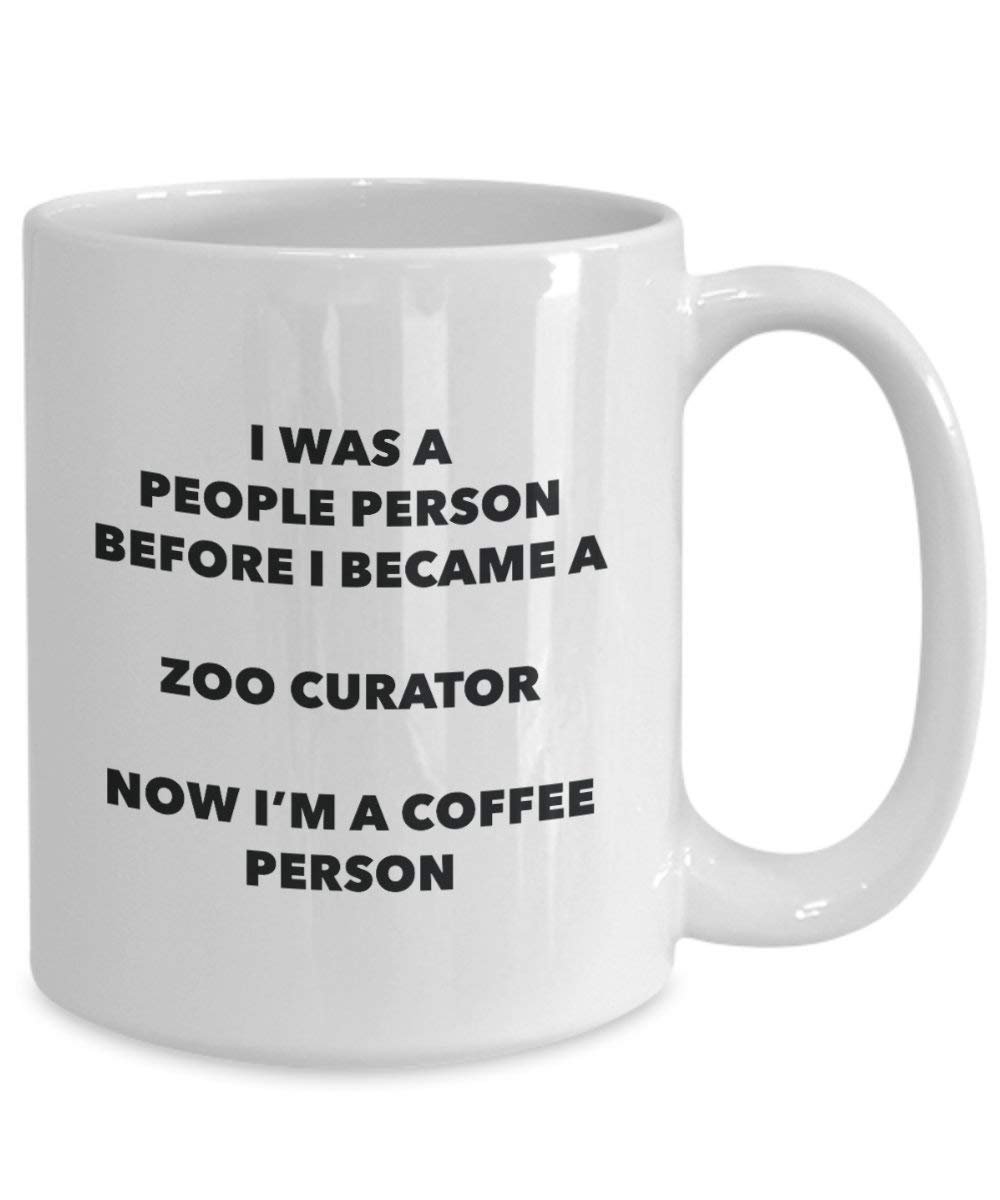 Zoo Curator Coffee Person Mug - Funny Tea Cocoa Cup - Birthday Christmas Coffee Lover Cute Gag Gifts Idea