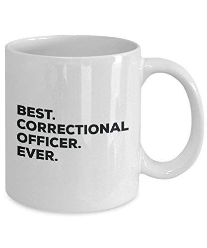 Best strafvollzugsanstalten Officer Ever Tasse, Funny Coffee Cup – Thank You Anerkennung für Weihnachten Geburtstag Urlaub Einzigartiges Geschenk Ideen