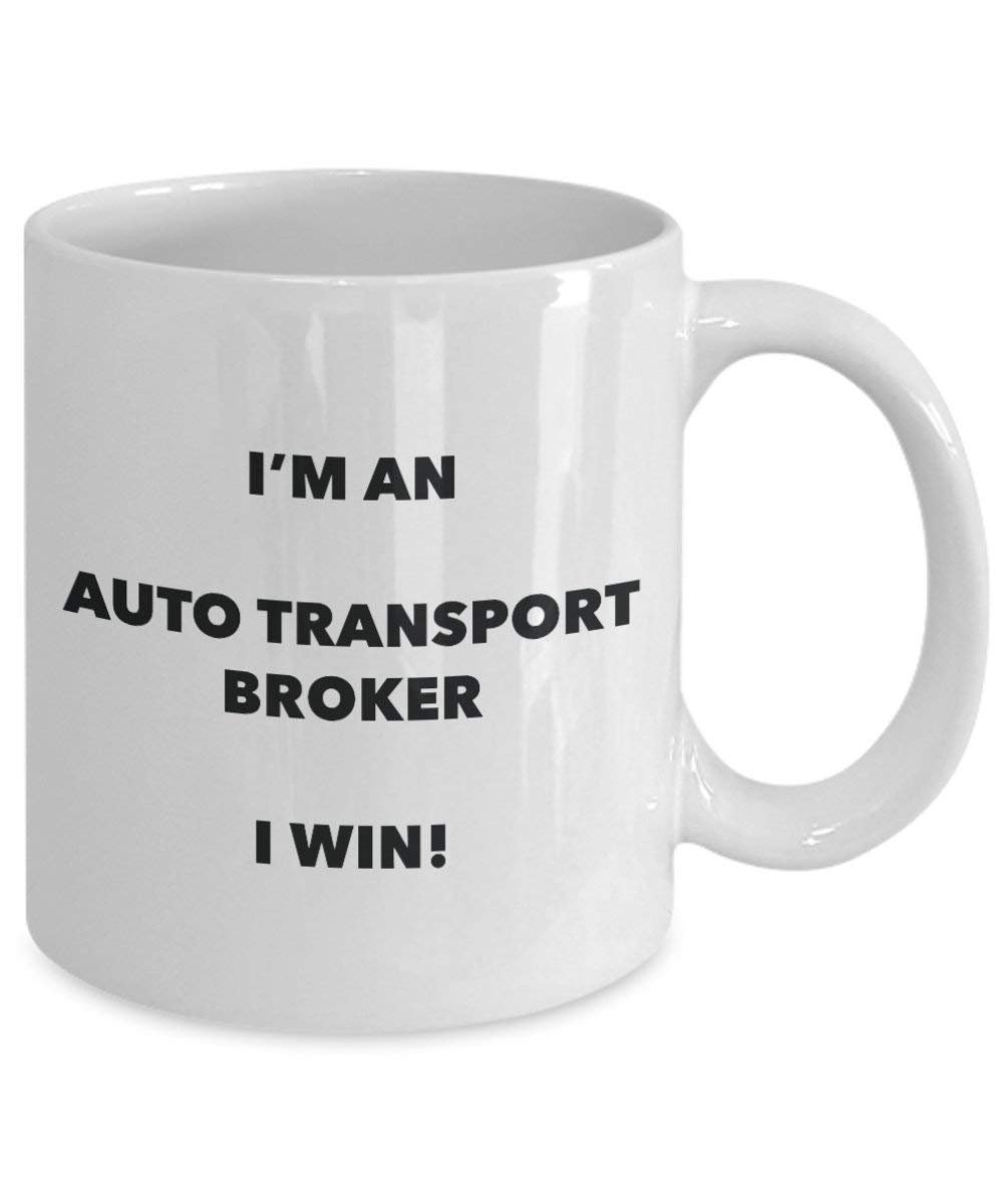 Auto Transport Broker Tasse – Ich bin ein Auto Transport Broker I Win. – Funny Kaffeetasse – Neuheit Geburtstag Weihnachten Gag Geschenke Idee