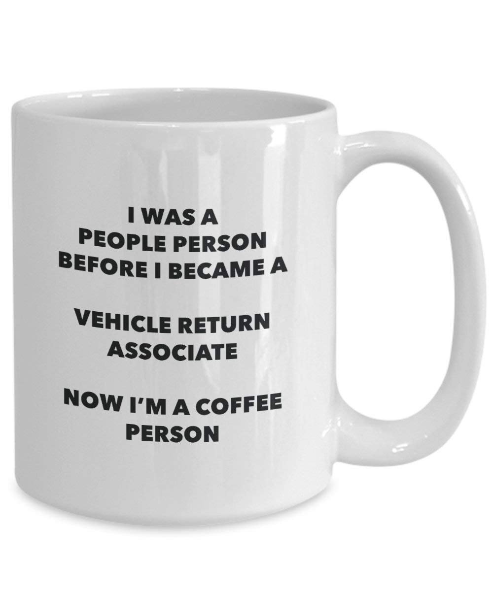 Vehicle Return Associate Coffee Person Mug - Funny Tea Cocoa Cup - Birthday Christmas Coffee Lover Cute Gag Gifts Idea
