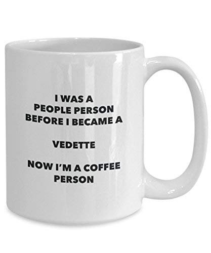 Vedette Coffee Person Mug - Funny Tea Cocoa Cup - Birthday Christmas Coffee Lover Cute Gag Gifts Idea