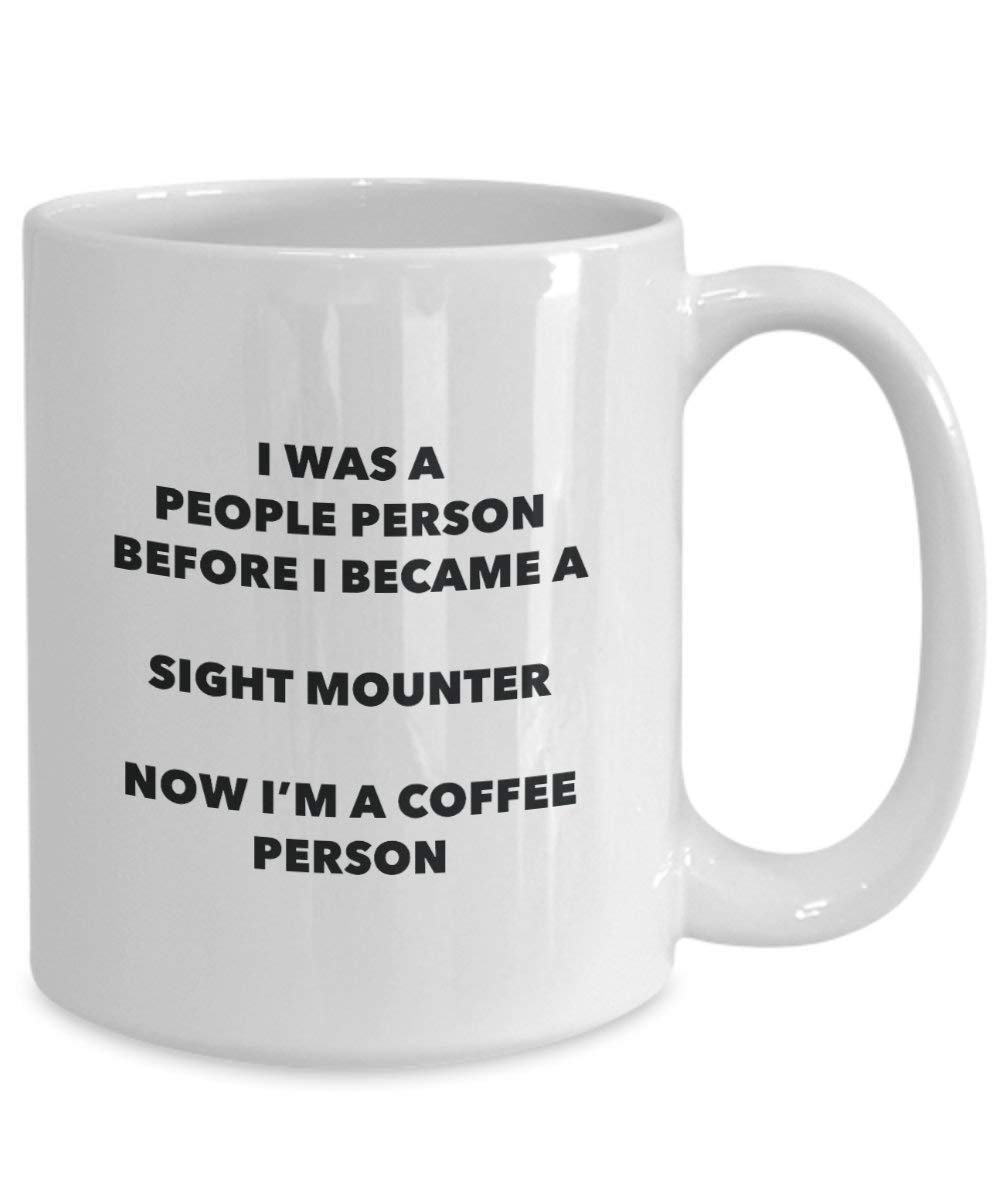Sight Mounter Coffee Person Mug - Funny Tea Cocoa Cup - Birthday Christmas Coffee Lover Cute Gag Gifts Idea