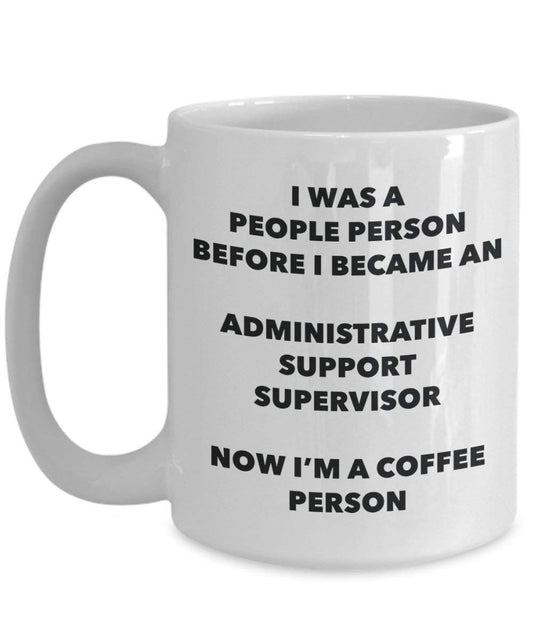 Administrative Unterstützung Supervisor Kaffee Person Tasse – Funny Tee Kakao-Tasse – Geburtstag Weihnachten Kaffee Lover Cute Gag Geschenke Idee