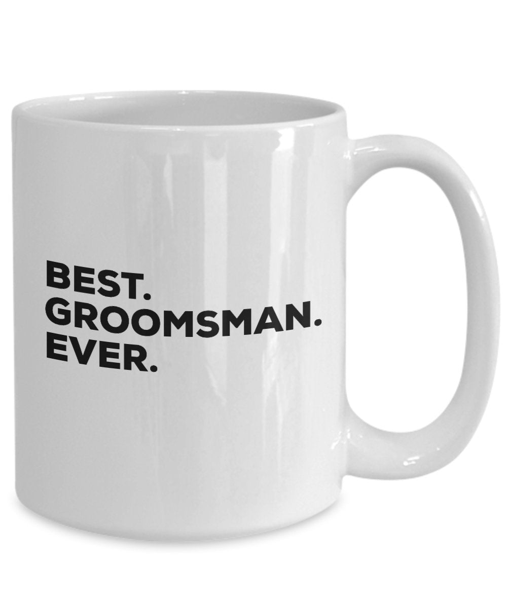Groomsman Mug - Coffee Cup - Groomsman Gifts - Put In Gift Box Bags Set Basket - Wedding Thank You Present For The Party - Asking Funny Gag Gift Idea