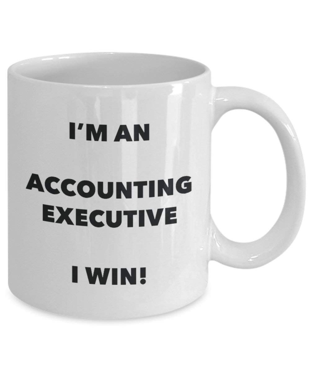 ACCOUNTING Executive Tasse – Ich bin ein Accounting Executive I Win. – Funny Kaffeetasse – Neuheit Geburtstag Weihnachten Gag Geschenke Idee