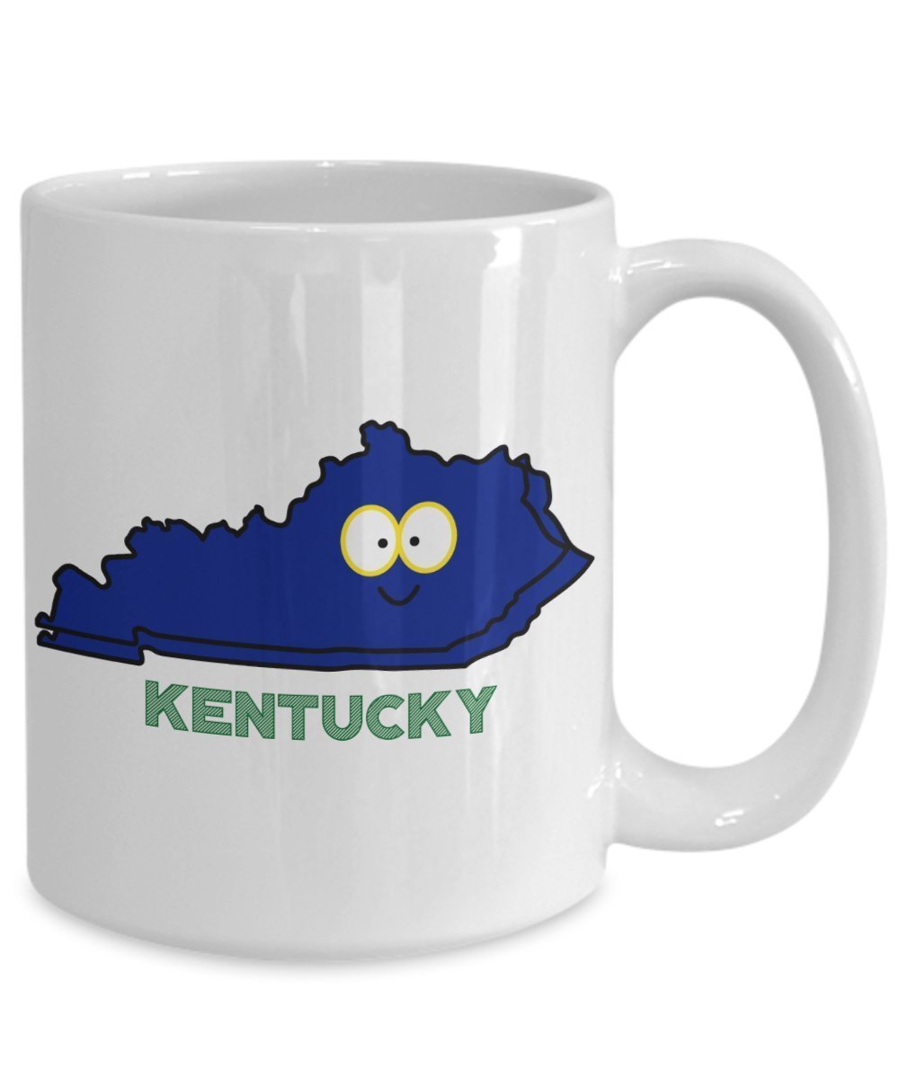 Kentucky Reisebecher – Lustige Teetasse für heiße Kakao-Kaffeetasse – Neuheit Geburtstag Weihnachten Jahrestag Gag Geschenkidee