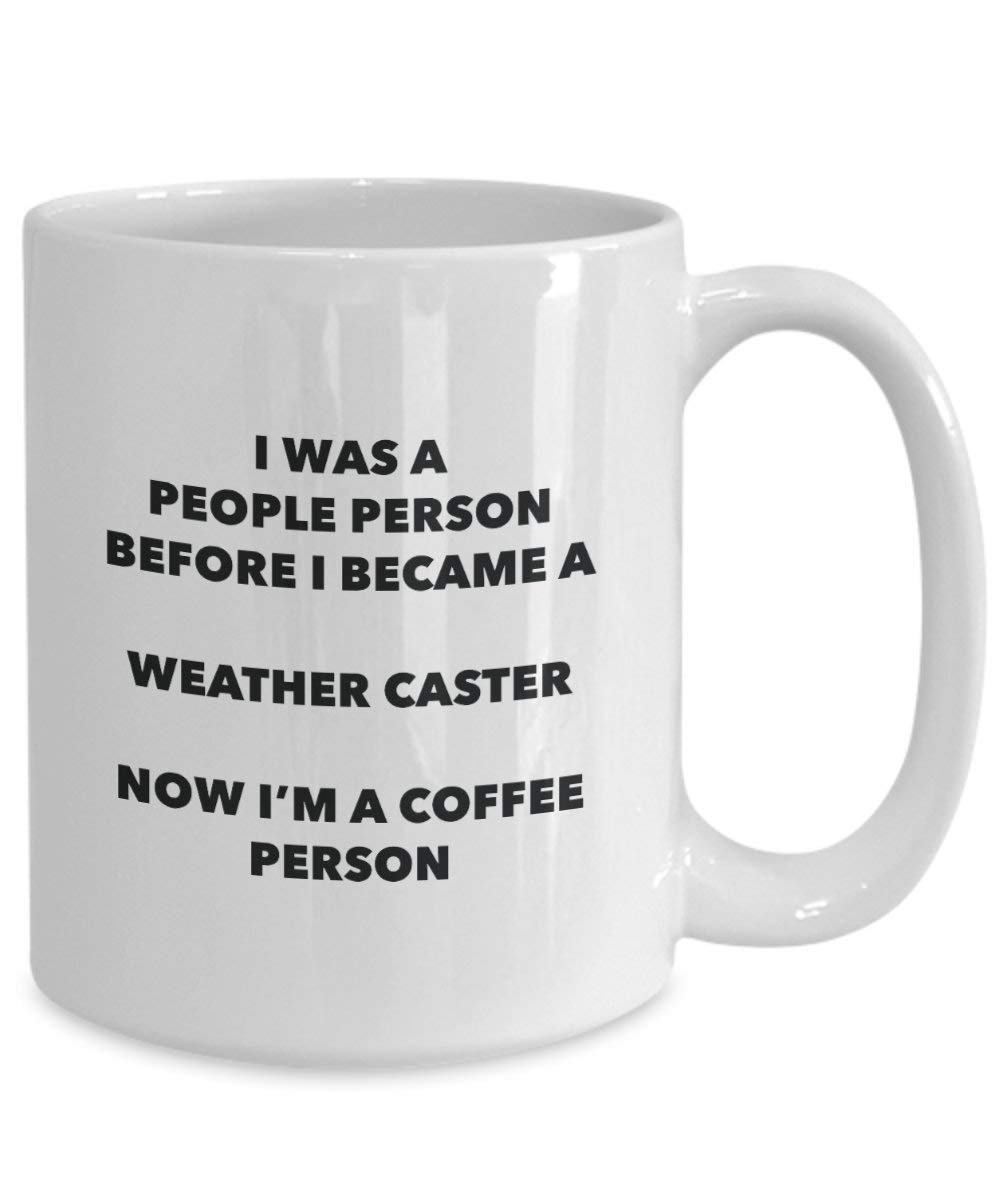 Weathercaster Coffee Person Mug - Funny Tea Cocoa Cup - Birthday Christmas Coffee Lover Cute Gag Gifts Idea