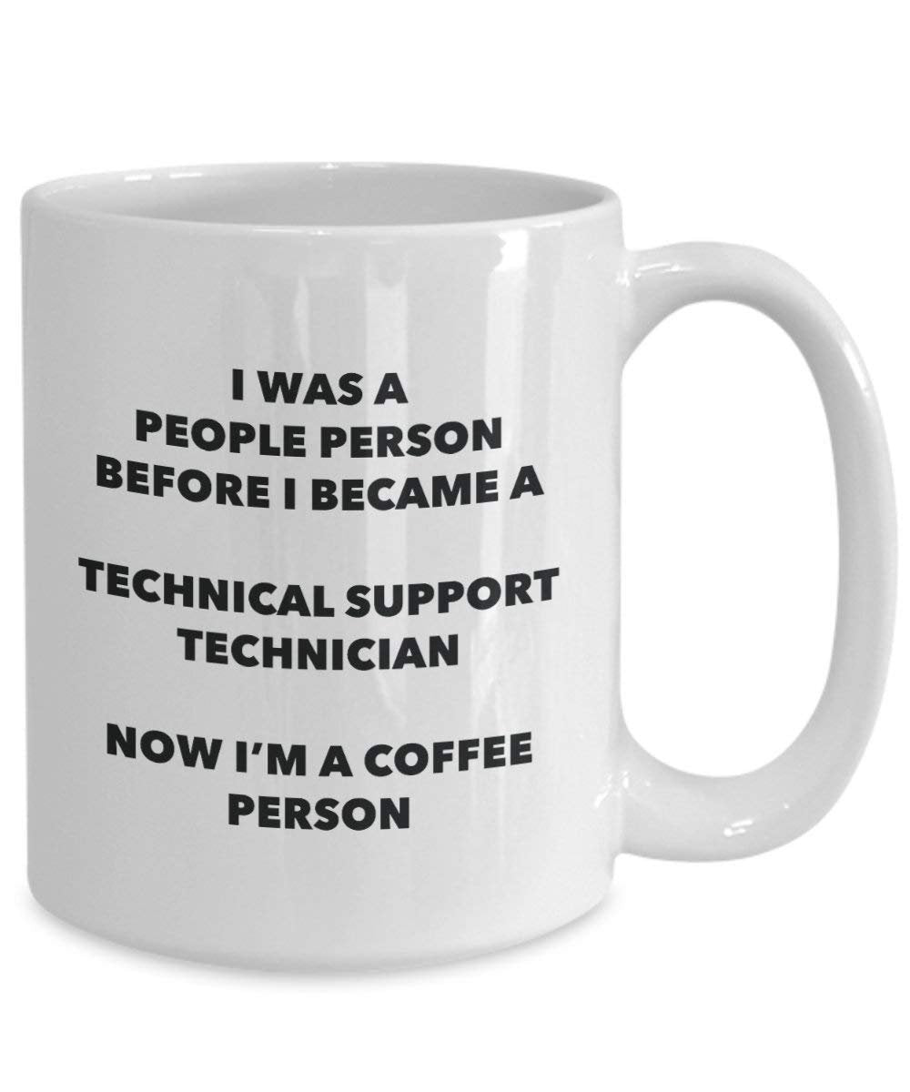 Technical Support Technician Coffee Person Mug - Funny Tea Cocoa Cup - Birthday Christmas Coffee Lover Cute Gag Gifts Idea
