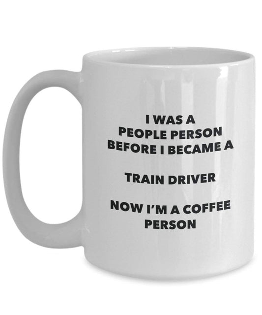 conducteur de train personne à café Mug Tasse à thé de cacao – rigolo – Anniversaire de Noël amateur de café mignon Gag Gifts Idée 11oz blanc