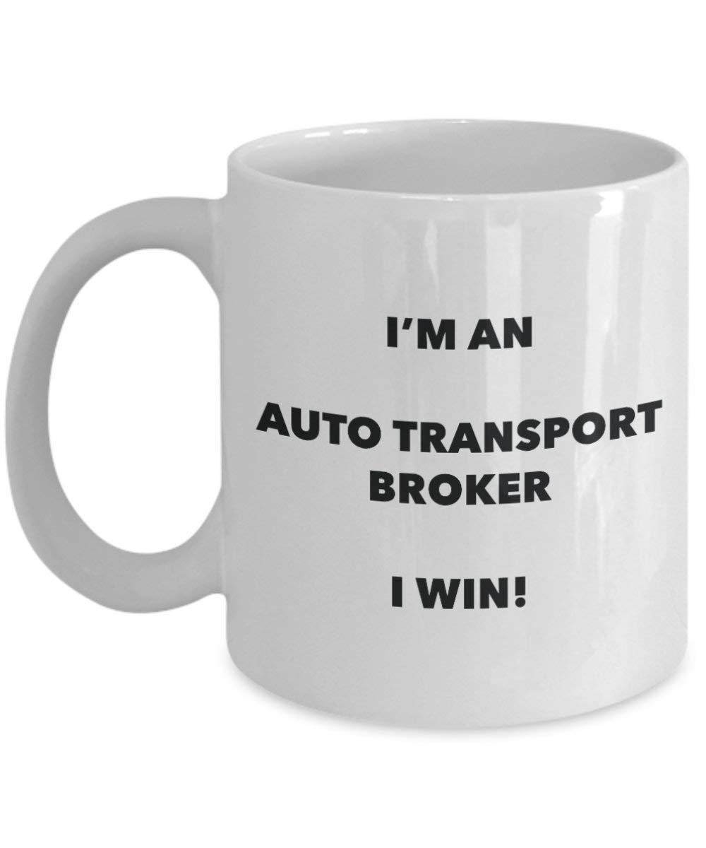 Auto Transport Broker Tasse – Ich bin ein Auto Transport Broker I Win. – Funny Kaffeetasse – Neuheit Geburtstag Weihnachten Gag Geschenke Idee