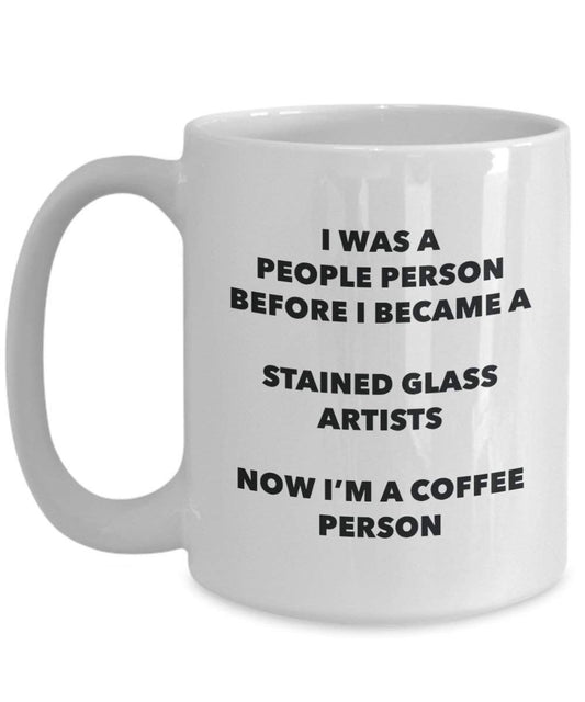 gebeizt Glas Künstler Kaffee Person Tasse – Funny Tee Kakao-Tasse – Geburtstag Weihnachten Kaffee Lover Cute Gag Geschenke Idee