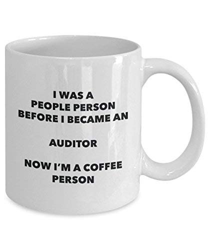 Auditor Coffee Person Mug - Funny Tea Cocoa Cup - Birthday Christmas Coffee Lover Cute Gag Gifts Idea