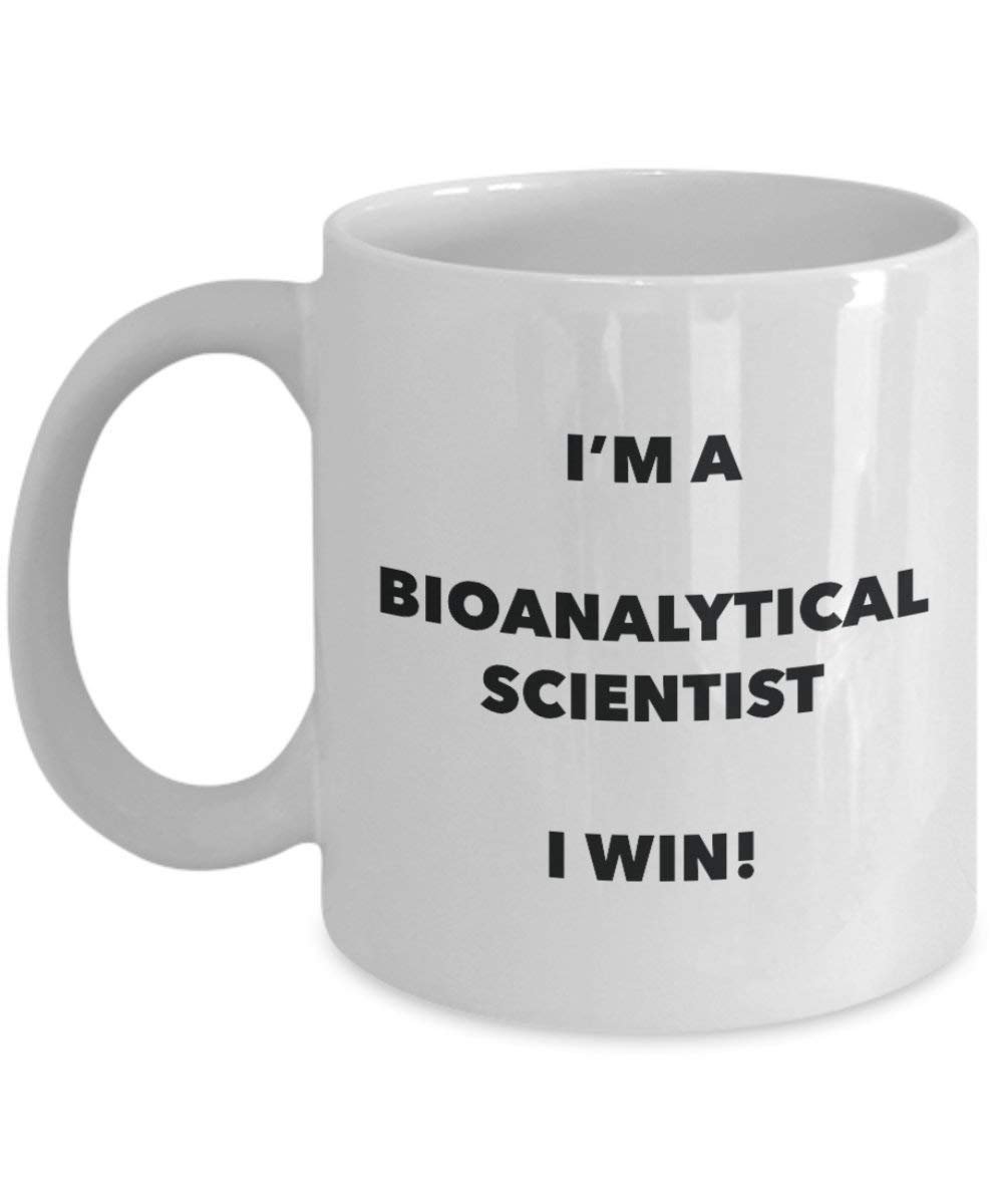 Bioanalytical Scientist mug – I' m A Bioanalytical Scientist i Win. – Funny Coffee Cup – novelty Birthday Christmas GAG regalo idea 15oz Infradito colorati estivi, con finte perline