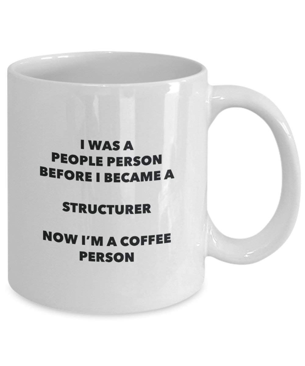 Structurer Coffee Person Mug - Funny Tea Cocoa Cup - Birthday Christmas Coffee Lover Cute Gag Gifts Idea