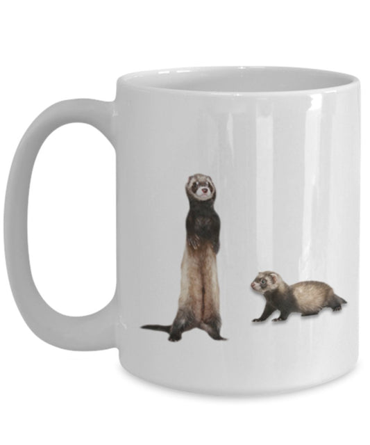 Ferret Travel Mug - Funny Tea Hot Cocoa Coffee Cup - Novelty Birthday Christmas Gag Gifts Idea