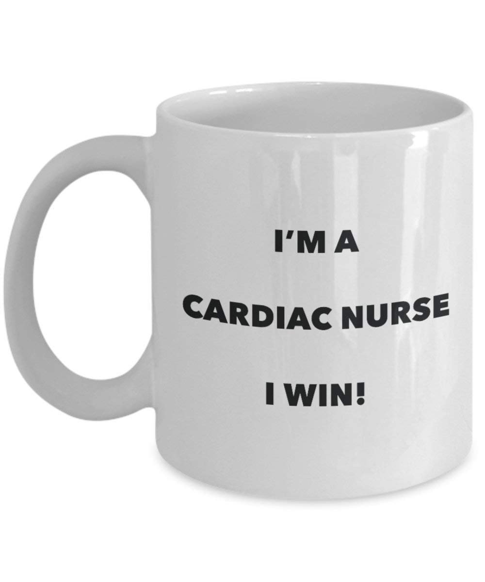 CARDIAC Nurse Tasse – I 'm a Cardiac Nurse I Win. – Funny Kaffeetasse – Neuheit Geburtstag Weihnachten Gag Geschenke Idee