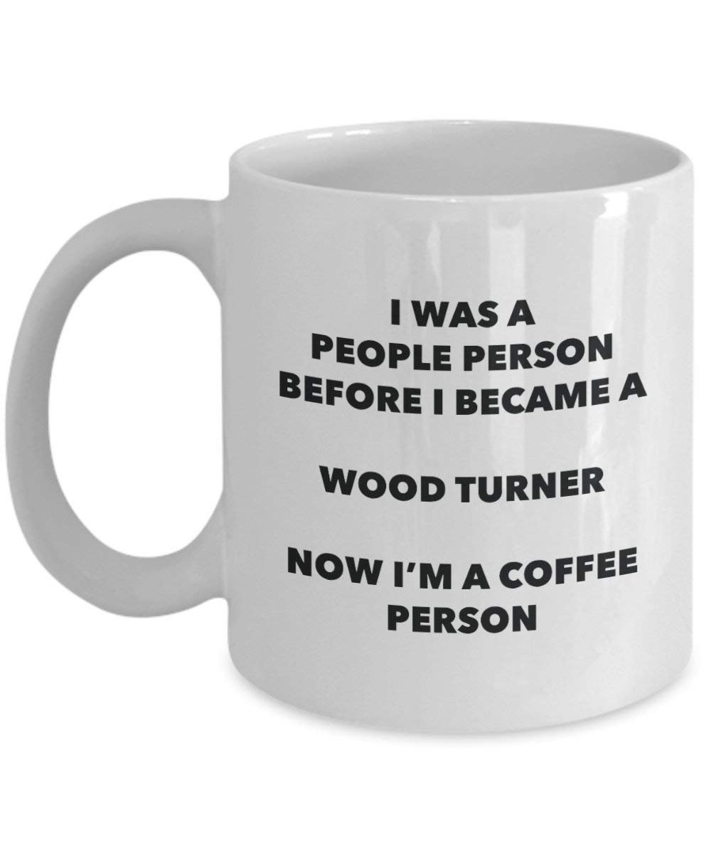 Holz Turner Kaffee Person Tasse – Funny Tee Kakao-Tasse – Geburtstag Weihnachten Kaffee Lover Cute Gag Geschenke Idee