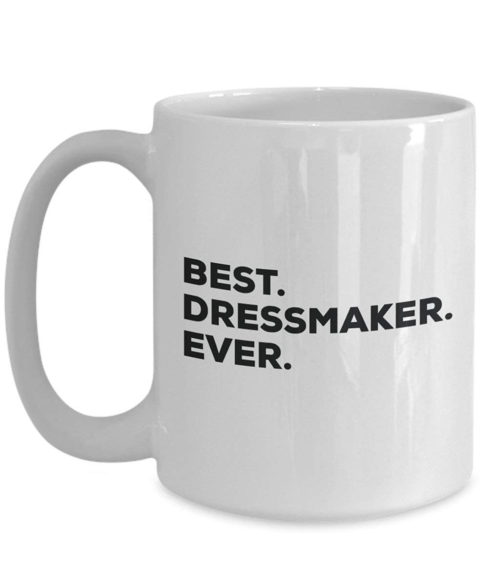 Best Dressmaker Ever mug – Funny Coffee Cup – Thank You Appreciation idee regalo per Natale festa di compleanno unico 11oz Infradito colorati estivi, con finte perline
