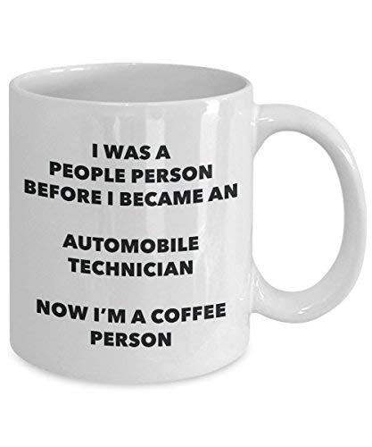Automobile Technician Coffee Person Mug - Funny Tea Cocoa Cup - Birthday Christmas Coffee Lover Cute Gag Gifts Idea