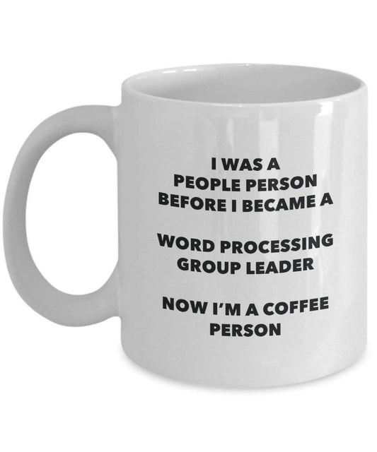 Word Processing Capogruppo cacao persona – Tazza da tè caffè tazza – Birthday Christmas Coffee Lover cute GAG regalo idea 11oz Infradito colorati estivi, con finte perline