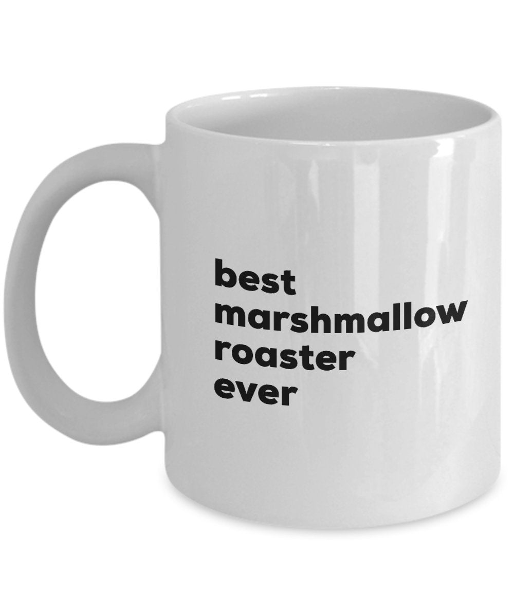 Marshmallow Roaster Tasse – Best Marshmallow Roaster Ever-Kaffeetasse – Neuartige Geschenkidee – Lagerfeuergeschenk – Lustiges Gag Geburtstag Weihnachten Geschenk – Camping