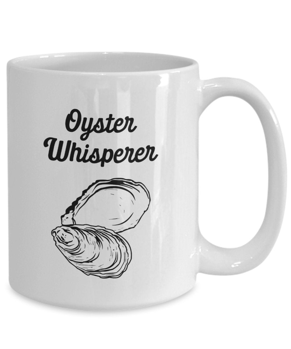 Oyster Whisperer Tasse – Lustige Teetasse für heiße Kakao – Neuheit Geburtstag Weihnachten Gag Geschenk Idee