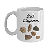 Rock Whisperer Mug - Funny Tea Hot Cocoa Coffee Cup - Novelty Birthday Christmas Gag Gifts Idea