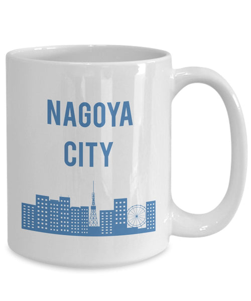 I Love Nagoya City Mug - Funny Tea Hot Cocoa Coffee Cup - Novelty Birthday Gift Idea