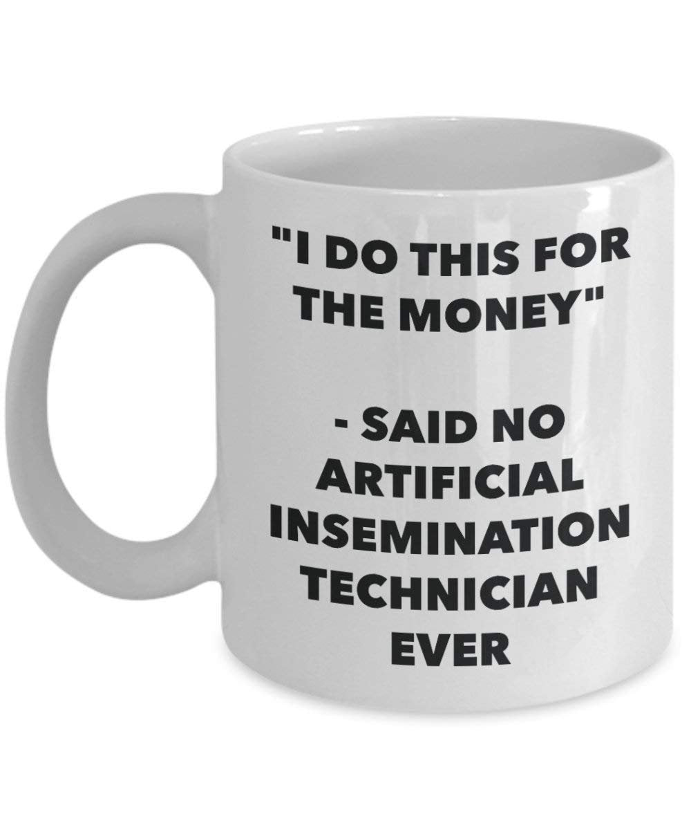 I do presente per il denaro – detto n. Fecondazione Technician Ever mug – Funny Coffee Cup – novelty Birthday Christmas GAG regalo idea 15oz Infradito colorati estivi, con finte perline