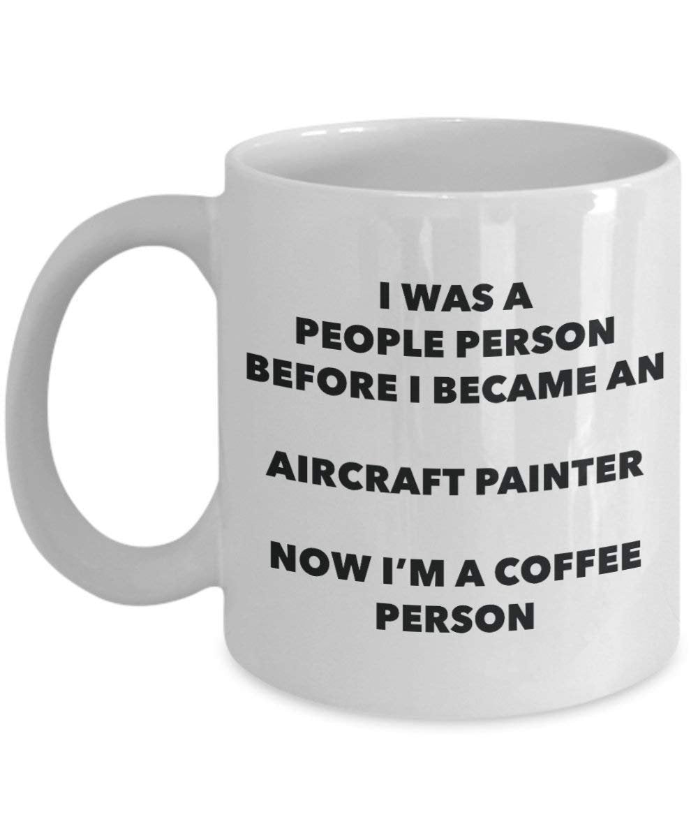Aircraft Maler Kaffee Person Tasse – Funny Tee Kakao-Tasse – Geburtstag Weihnachten Kaffee Lover Cute Gag Geschenke Idee