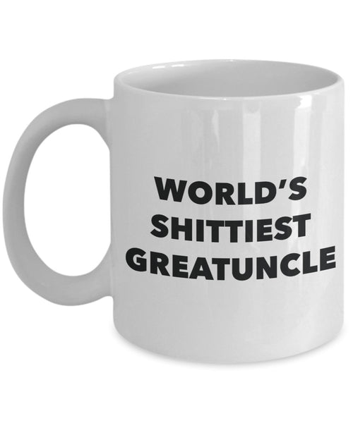 Great-uncle Mug - Coffee Cup - World's Shittiest Great-uncle - Great-uncle Gifts - Funny Novelty Birthday Present Idea