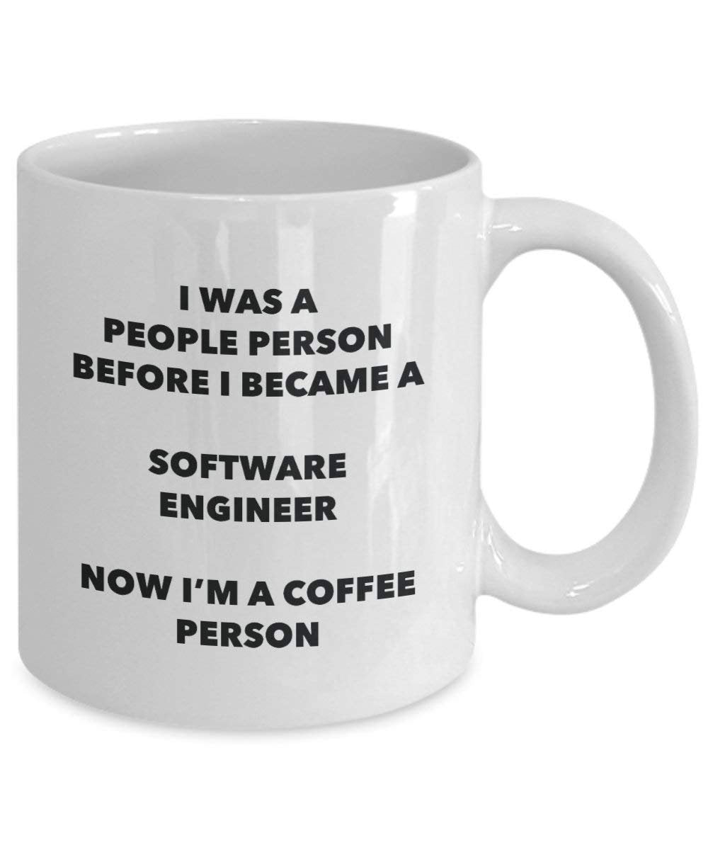 Software Engineer Kaffee Person Tasse – Funny Tee Kakao-Tasse – Geburtstag Weihnachten Kaffee Lover Cute Gag Geschenke Idee