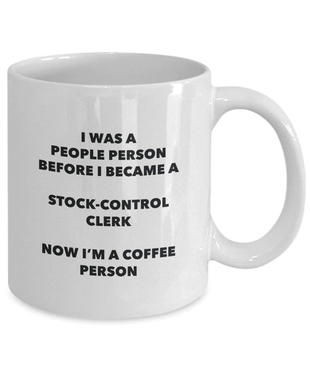 Stock-Control Clerk Coffee Person Mug - Funny Tea Cocoa Cup - Birthday Christmas Coffee Lover Cute Gag Gifts Idea
