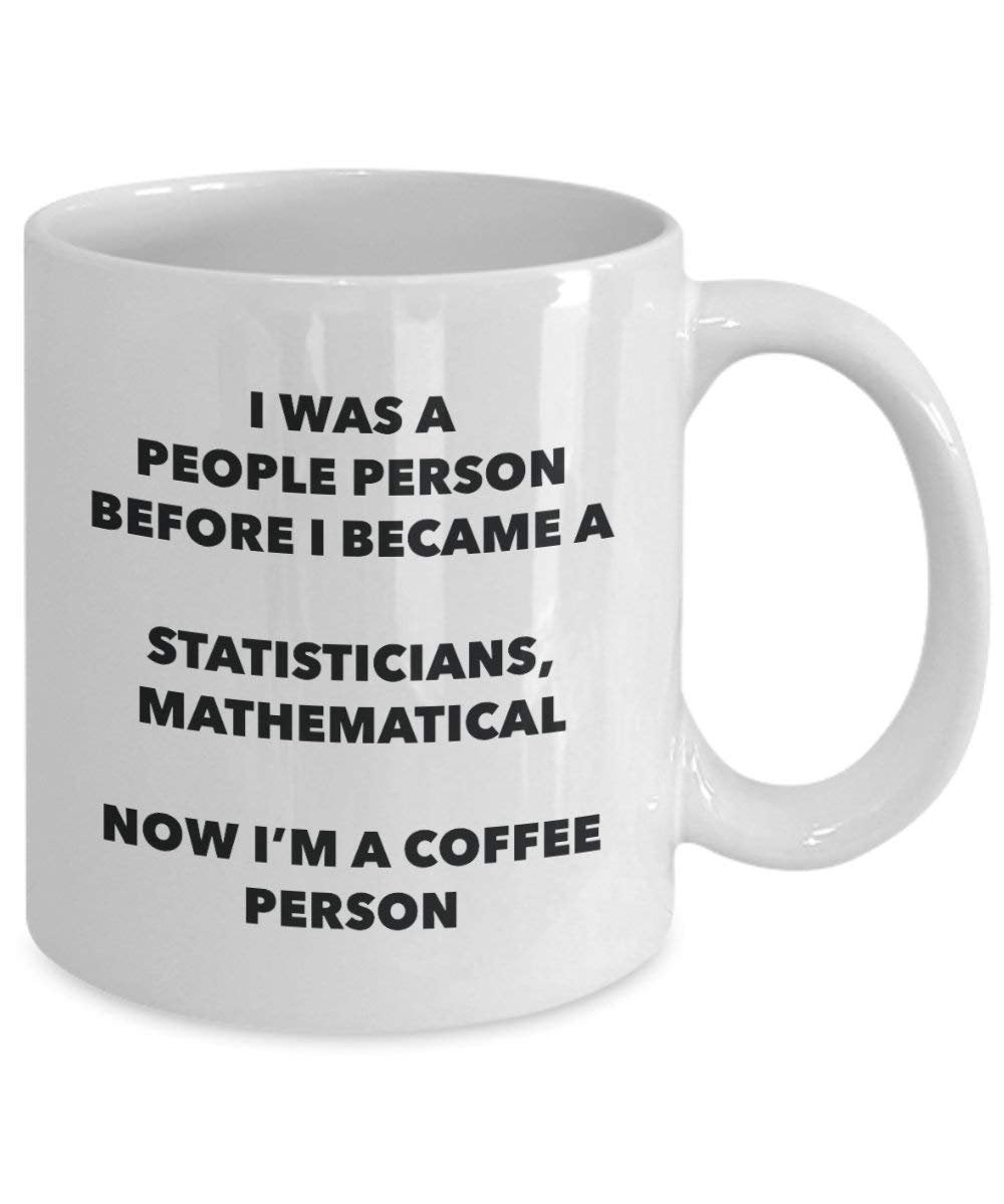 Statisticians, Mathematical Coffee Person Mug - Funny Tea Cocoa Cup - Birthday Christmas Coffee Lover Cute Gag Gifts Idea