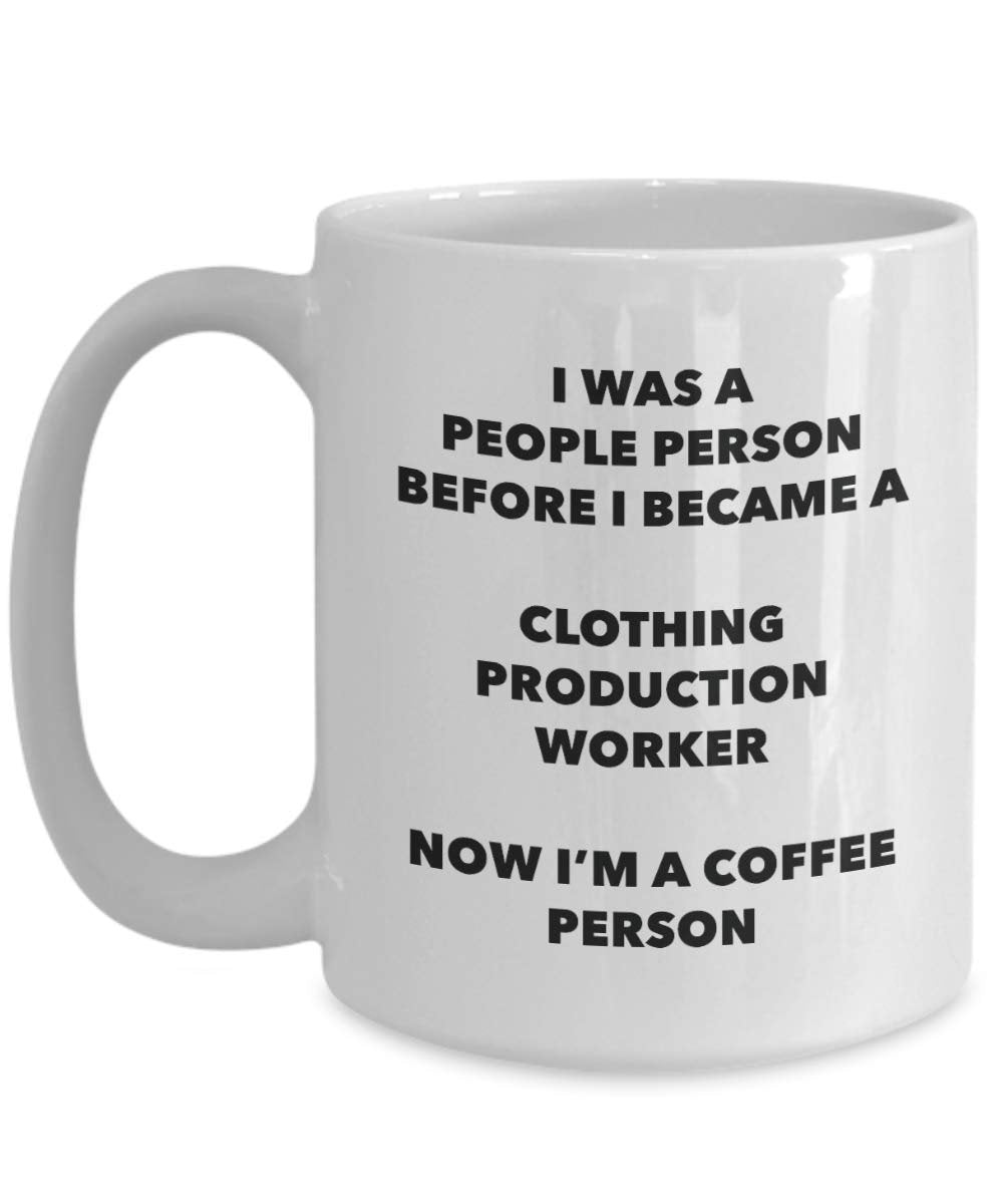 Vêtements Production Travailleur Mug – Je suis d'une Production Vêtements Travailleur I Win. – Funny Tasse à café – Idée de cadeaux de Noël d'anniversaire 11oz blanc