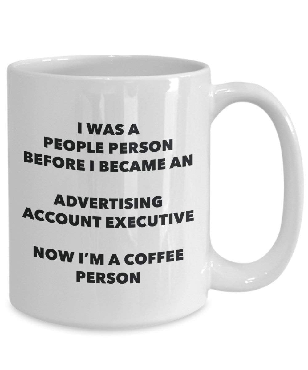 Werbung Konto-Kaffee Person Tasse – Funny Tee Kakao-Tasse – Geburtstag Weihnachten Kaffee Lover Cute Gag Geschenke Idee