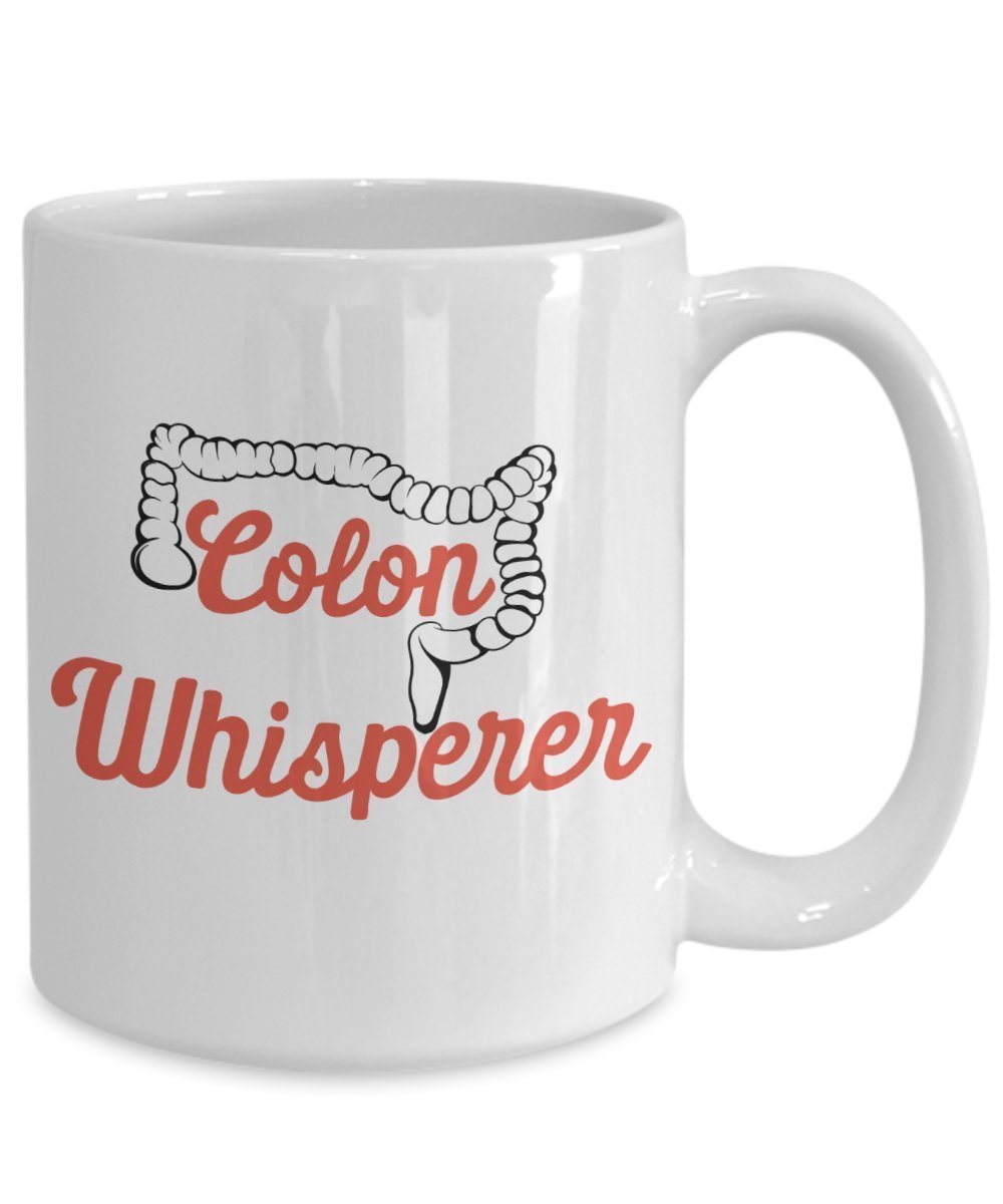 Colon Whisperer Tasse – Lustige Teetasse für heiße Kakao – Neuheit Geburtstag Weihnachten Gag Geschenk Idee