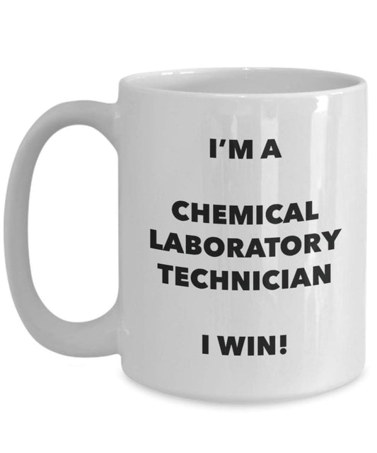 Chemical Laboratory Technician Mug - I'm a Carpenter I win! - Funny Coffee Cup - Novelty Birthday Christmas Gag Gifts Idea