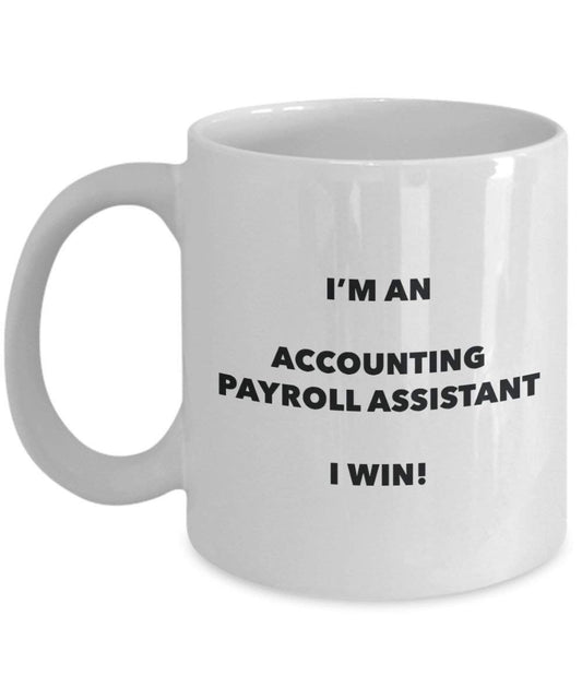 ACCOUNTING entgeltabrechnung Assistant Tasse – Ich bin ein Accounting entgeltabrechnung Assistant I Win. – Funny Kaffeetasse – Neuheit Geburtstag Weihnachten Gag Geschenke Idee